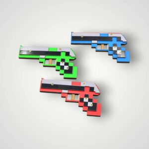PISTOL LEMN COLORAT