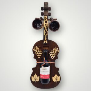 VIOARA CU VIN MIC SI 2 PAHARE
