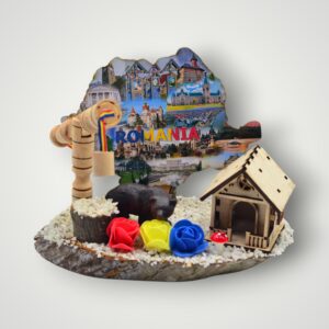 ORNAMENT CU HARTA - ROMANIA