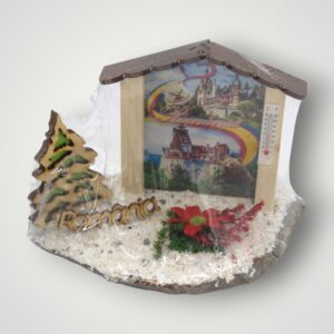 ORNAMENT LEMN CU CASUTA