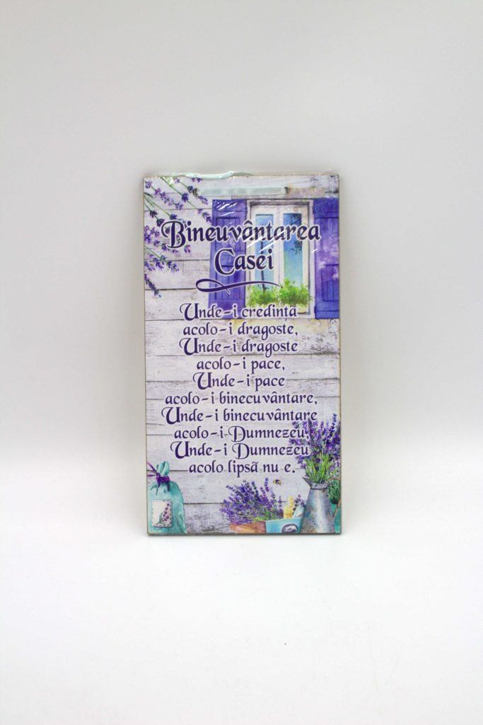 APLICE LEMN - BINECUVANTAREA CASEI - LAVANDA