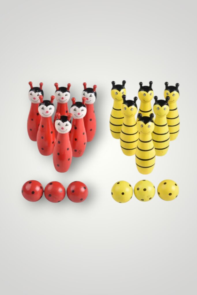 JUCĂRIE BOWLING LEMN