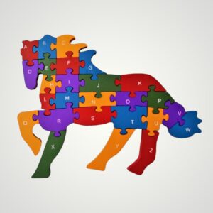 PUZZLE LEMN COLORAT - CAL