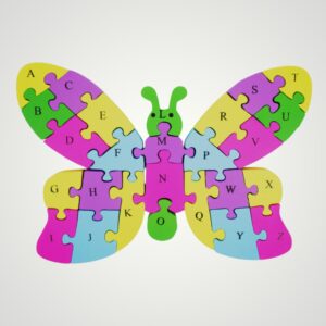 PUZZLE LEMN COLORAT - FLUTURE