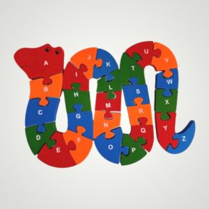 PUZZLE LEMN COLORAT - SARPE