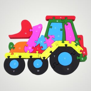 PUZZLE LEMN COLORAT - TRACTOR