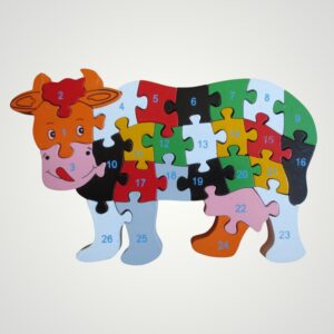 PUZZLE LEMN COLORAT - VACUTA