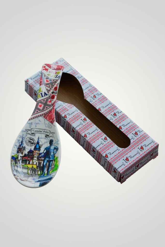 SUPORT LINGURĂ CERAMICĂ SUVENIR - CASTELUL PELES