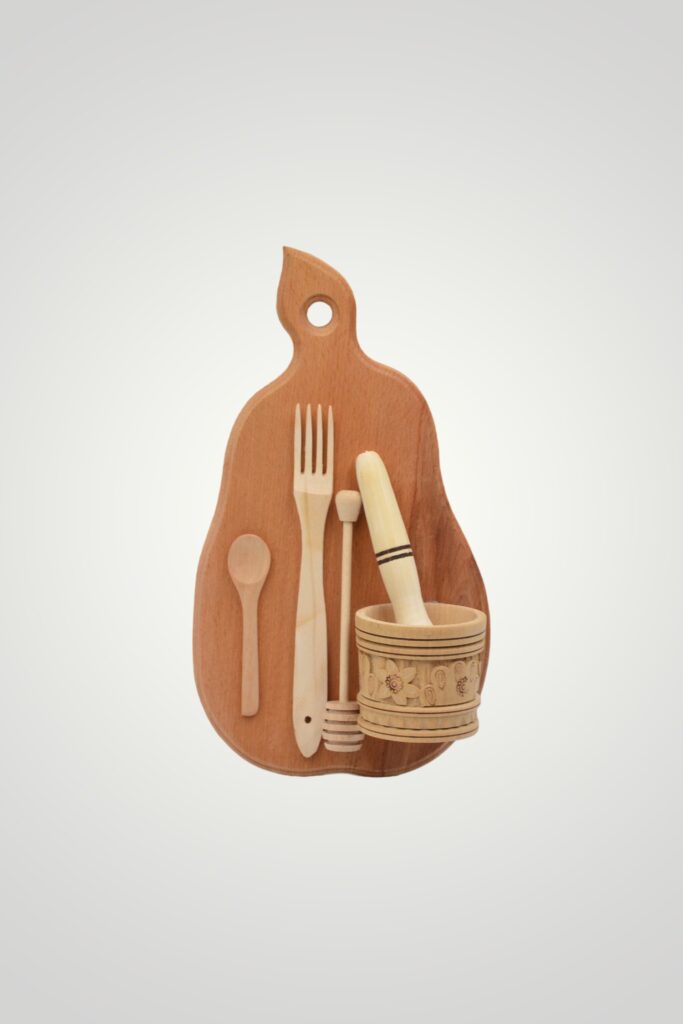 SET TOCATOR LEMN SUVENIR