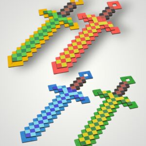 SABIE LEMN MINECRAFT - MARE
