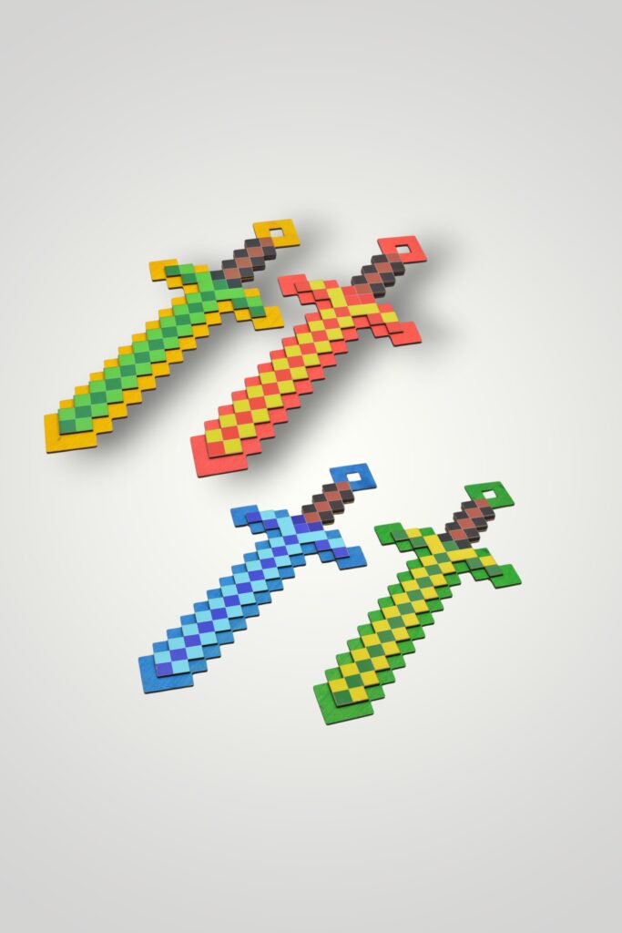 SABIE LEMN MINECRAFT - MICA