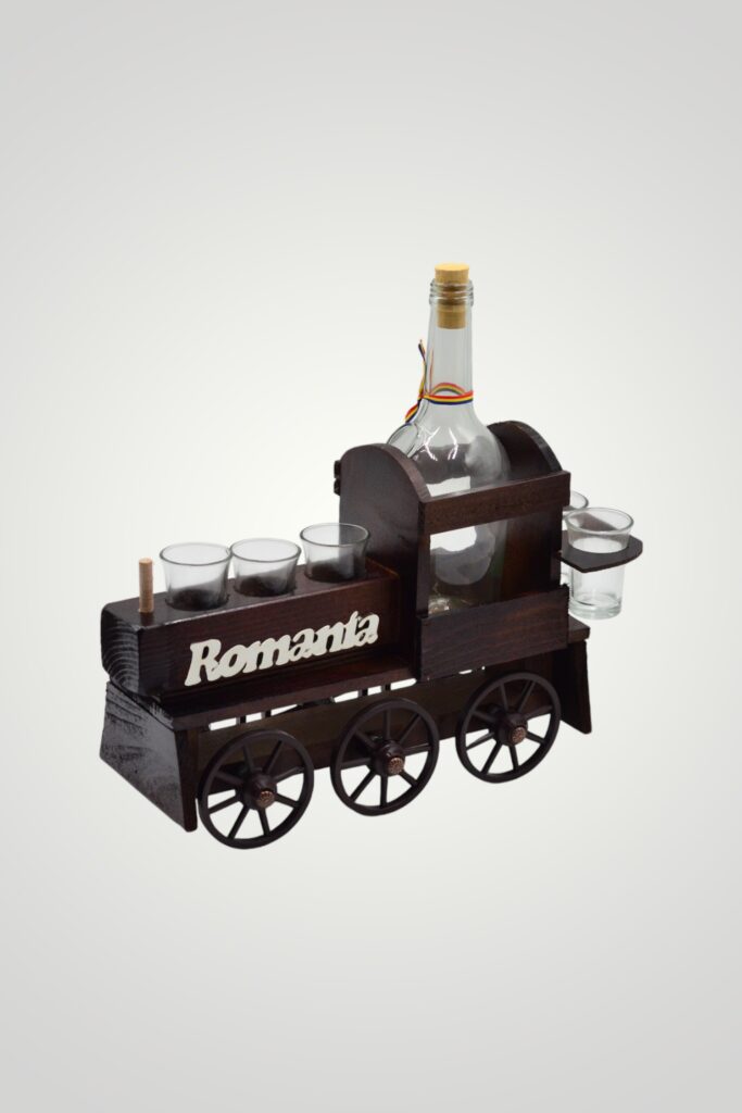 SUPORT STICLA SI PAHARE - LOCOMOTIV