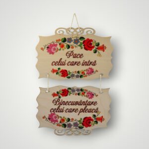 ORNAMENT LEMN DE USA - PACE CELUI CARE INTRA