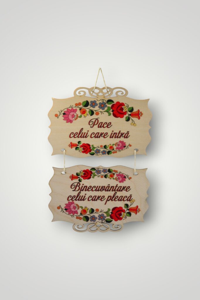 ORNAMENT LEMN DE USA - PACE CELUI CARE INTRA