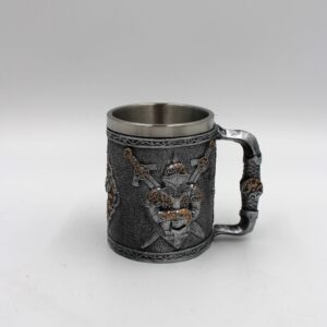 CANA METAL - TEMPLAR CU DOUA SABII