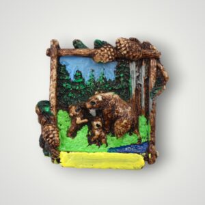 MAGNET CERAMIC URȘI - PERSONALIZABIL