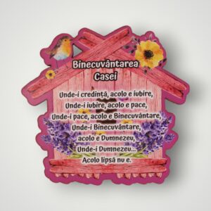 MAGNET LEMN - BINECUVÂNTAREA CASEI
