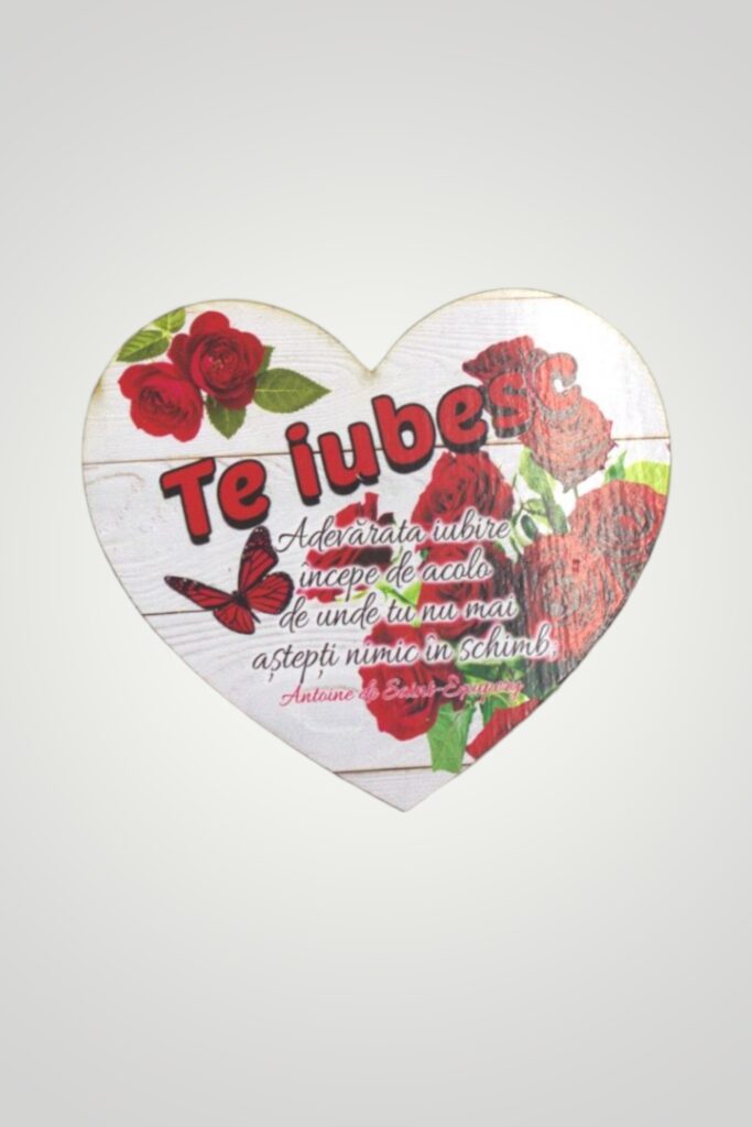 MAGNEȚI LEMN - TE IUBESC
