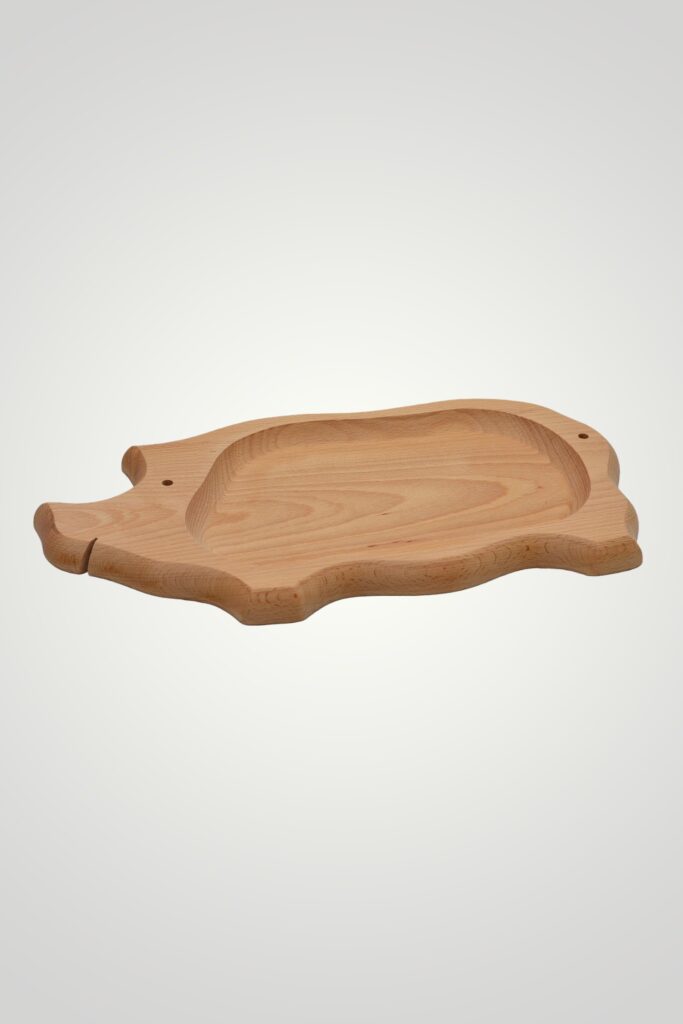 PLATOU LEMN FORMA PORC