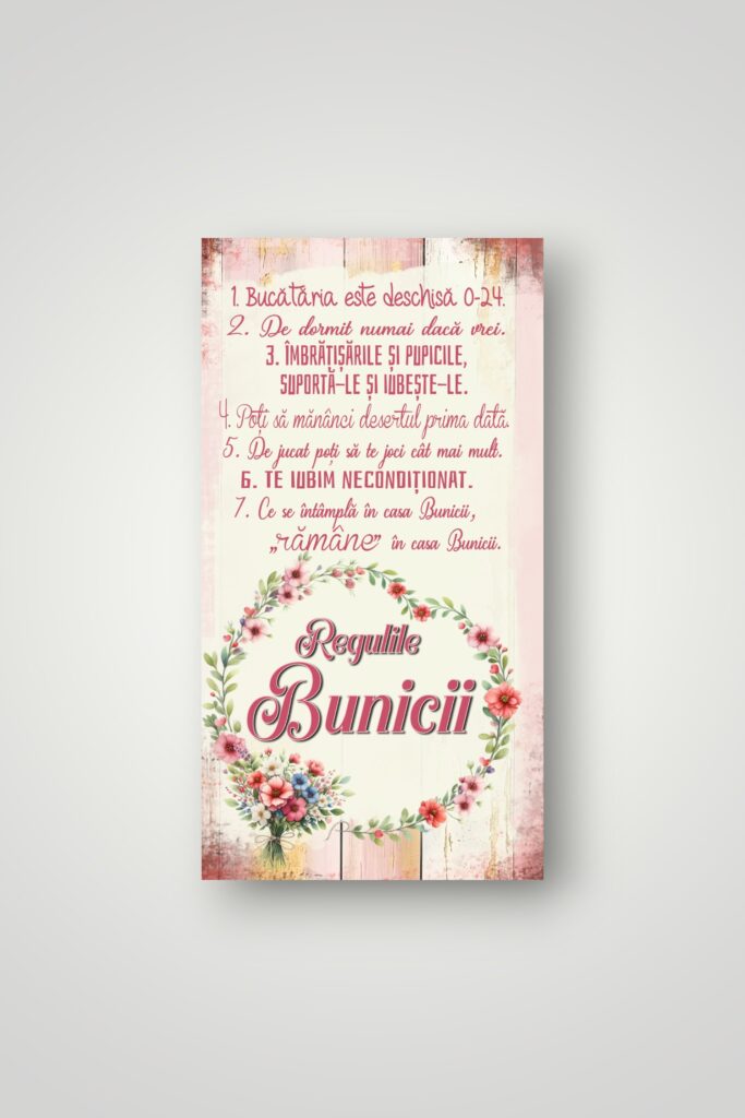 APLICE LEMN - REGULILE BUNICII