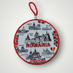 PLACHET CERAMIC SUVENIR - ROMANIA