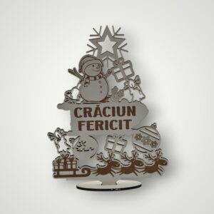 TABLOU LEMN CRACIUN