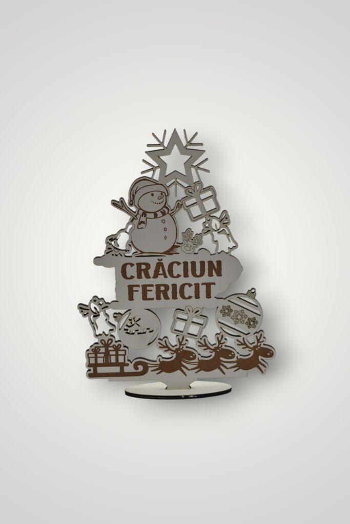 TABLOU LEMN CRACIUN