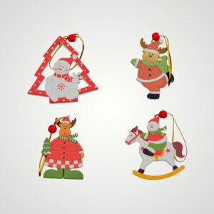 ORNAMENT LEMN PENTRU POM DE CRACIUN