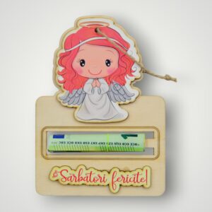 DECORATIUNE CRACIUN CU SUPORT PENTRU BANI