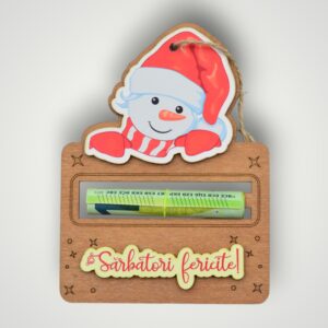 DECORATIUNE CRACIUN CU SUPORT PENTRU BANI