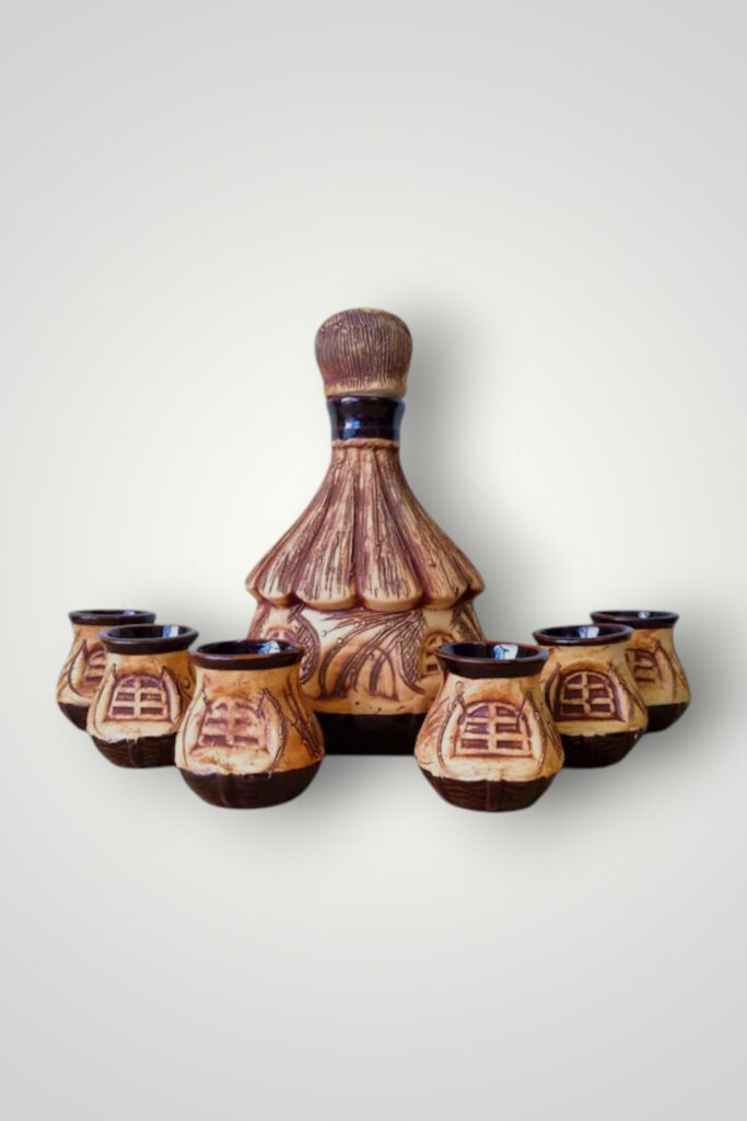 SET CERAMICA PENTRU BAUTURA - CASUTA