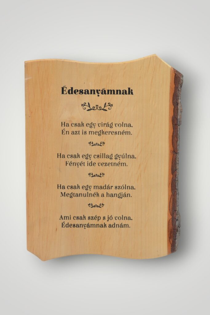 TABLOU LEMN - EDESANYAMNAK