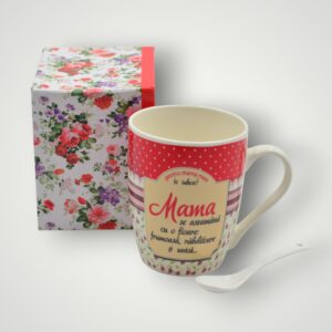 CANA IN CUTIE - MAMA SE ASEAMANA CU O FLOARE