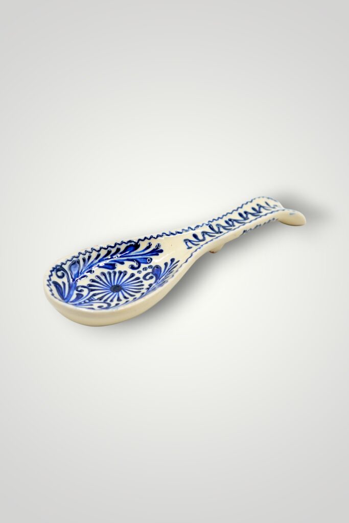 SUPORT LINGURA CERAMICA - ALBASTRU
