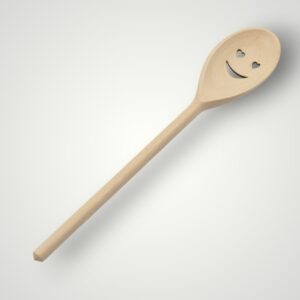 LINGURA LEMN - SMILEY INIMA