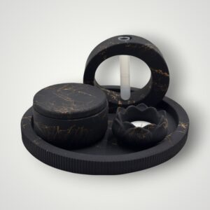 SET DECORATIUNE DE MASA - NEGRU