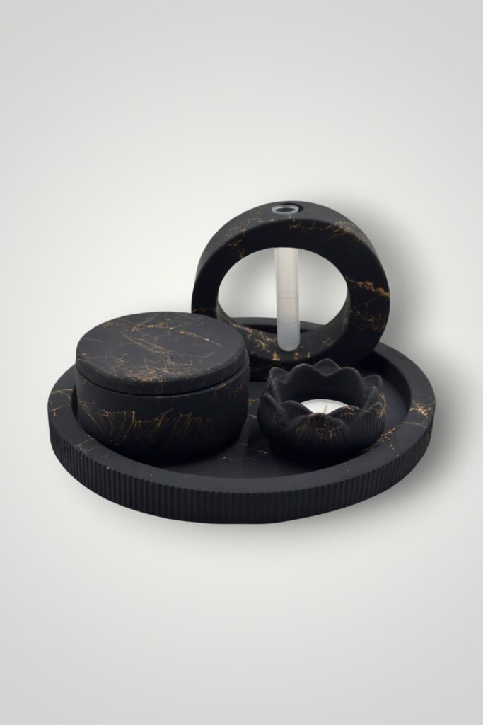 SET DECORATIUNE DE MASA - NEGRU