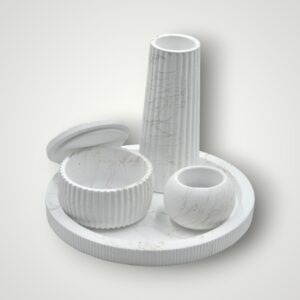 SET DECORATIUNE DE MASA - ALB