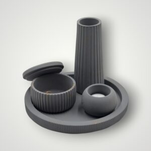 SET DECORATIUNE DE MASA - GRI