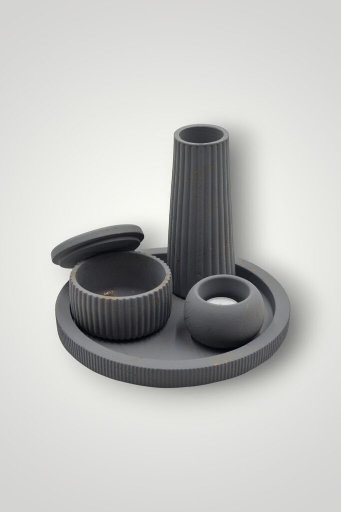 SET DECORATIUNE DE MASA - GRI
