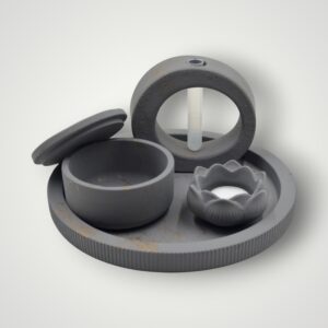 SET DECORATIUNE DE MASA - GRI