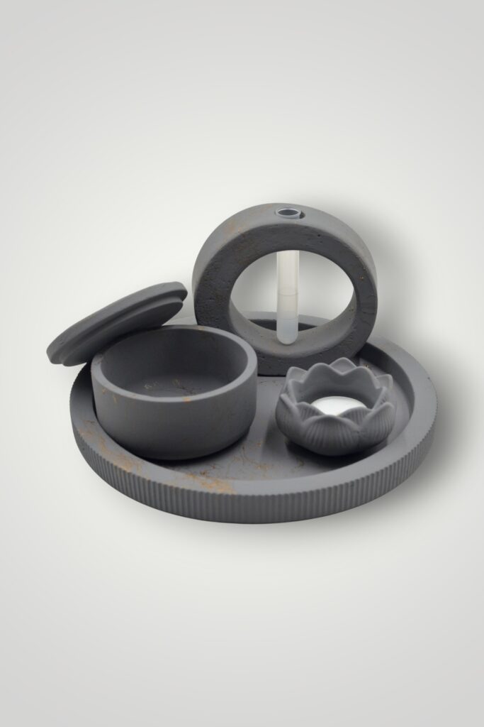 SET DECORATIUNE DE MASA - GRI