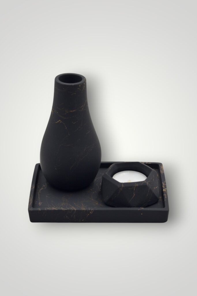 SET DECORATIUNE DE MASA - NEGRU
