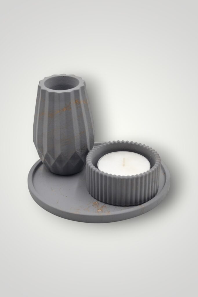 SET DECORATIUNE DE MASA - GRI