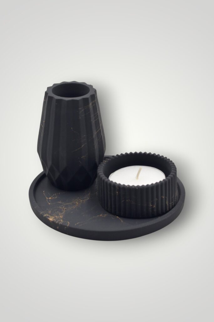 SET DECORATIUNE DE MASA - NEGRU