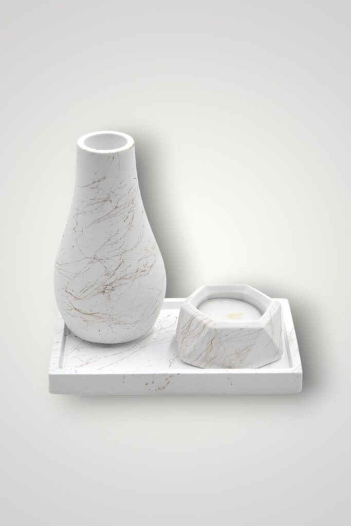 SET DECORATIUNE DE MASA - ALB