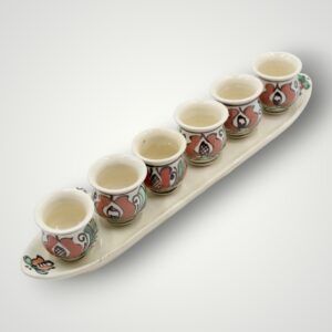 SET 6 CESTI CU TAVA CERAMICA - COLORAT